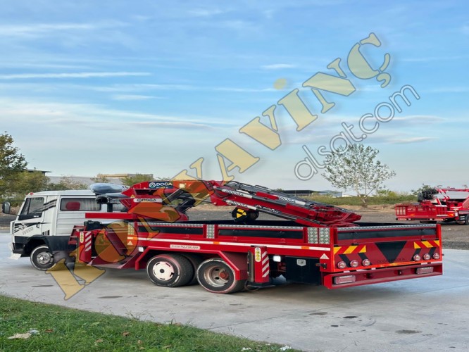 ACİL SATILIK SIFIR 10 TON YANA KATLANIR VİNÇ İVECO ÜZERİNDE