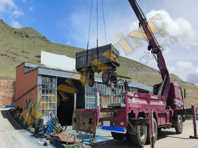 ACİL SATILIK 16 TON YANA KATLANIR EMEKSAN MERCEDES ÜZERİNDE