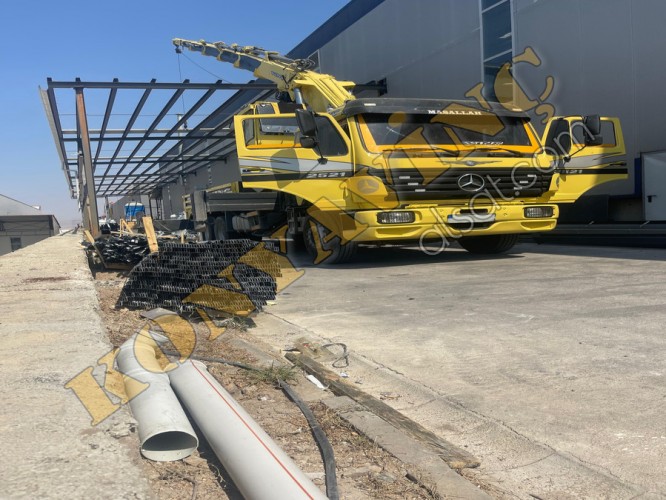 HİDROVİNÇ İMALATI 30 TON YANA KATLANIR