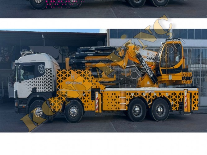 ACİL SATILIK 45 TON UZAKTAN KUMANDALI FULL ÇİFT KIRMA VİNÇ