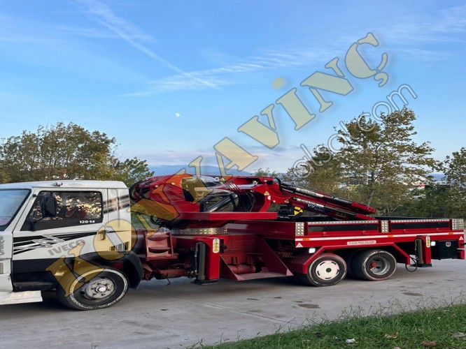 ACİL SATILIK SIFIR 10 TON YANA KATLANIR VİNÇ İVECO ÜZERİNDE