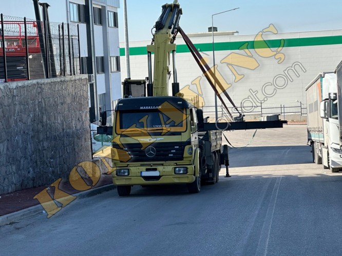 HİDROVİNÇ İMALATI 30 TON YANA KATLANIR