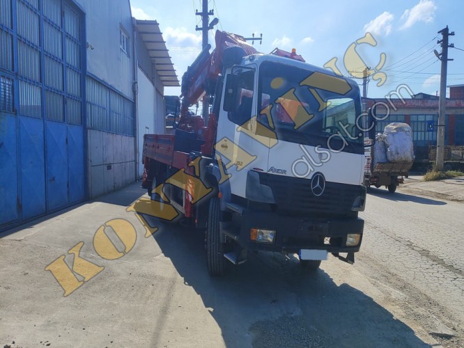 ACİL SATILIK HİDROKON 30 TON ÇİFT KIRMA VİNÇ MERCEDES ÜZERİNDE